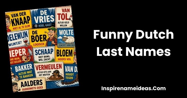 Funny Dutch Last Names
