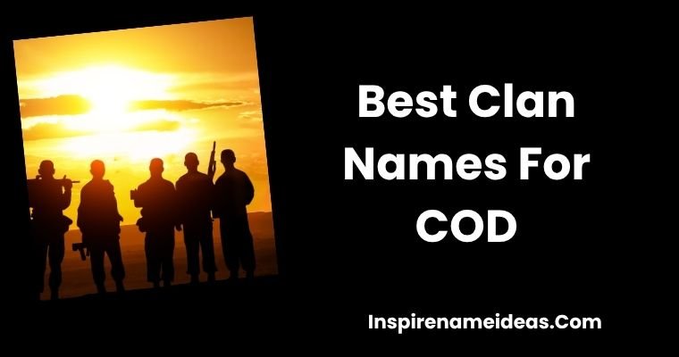 Best Clan Names For COD
