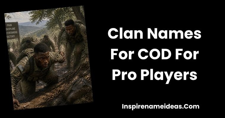 Clan Names For COD For Pro Players