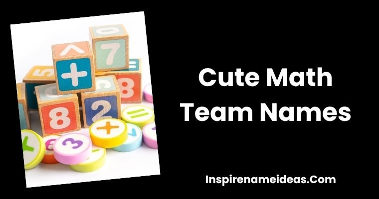Cute Math Team Names