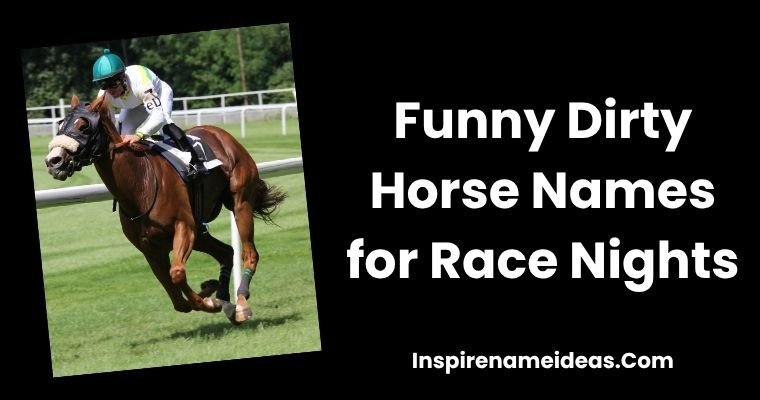 Funny Dirty Horse Names for Race Nights