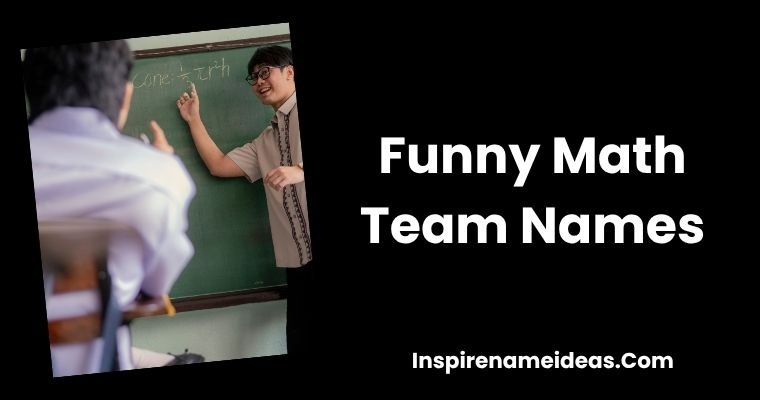 Funny Math Team Names