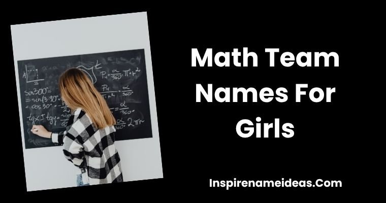 Math Team Names For Girls
