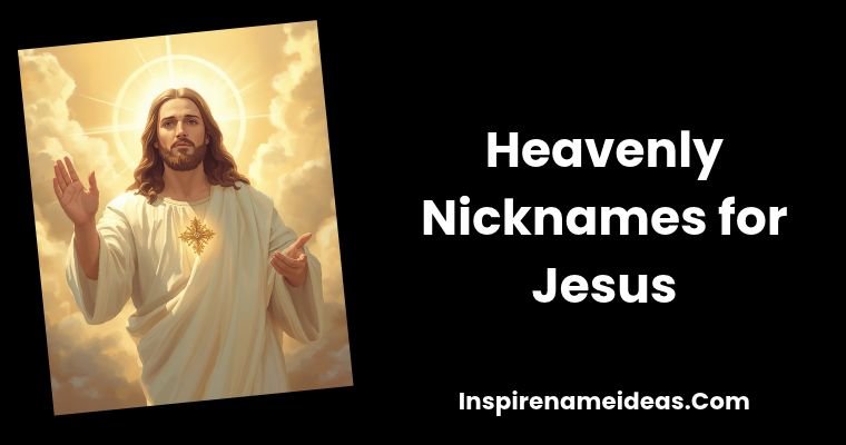 Heavenly Nicknames for Jesus