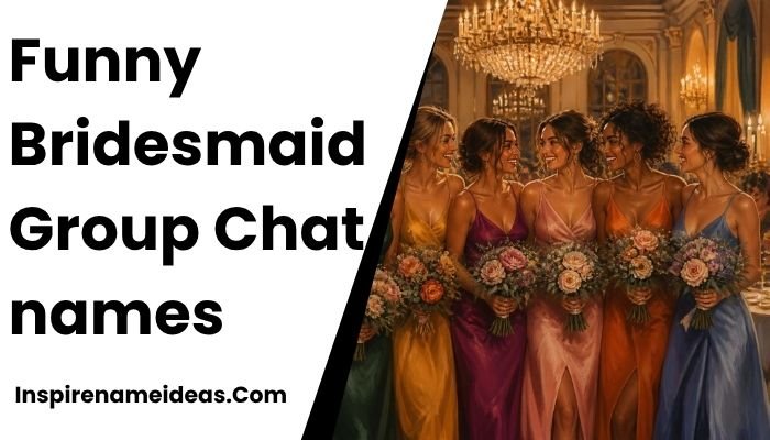 Funny Bridesmaid Group Chat names
