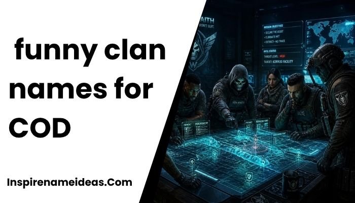 funny clan names for COD